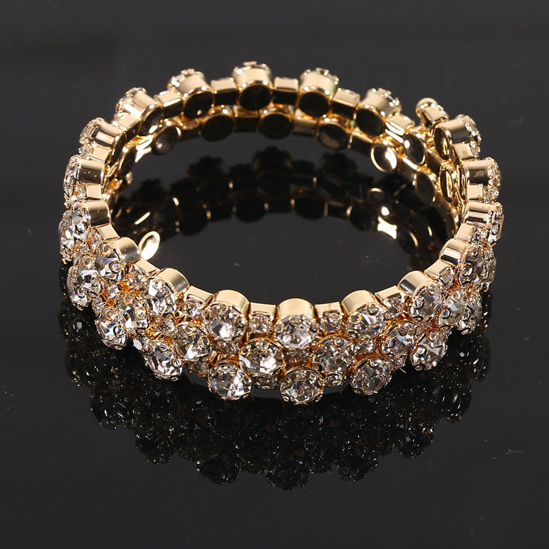Wholesale Multi-layer Wrapped Zircon Bracelets